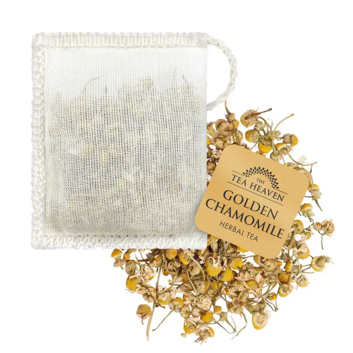 Golden Chamomile Tea Bag Canister - Image 3