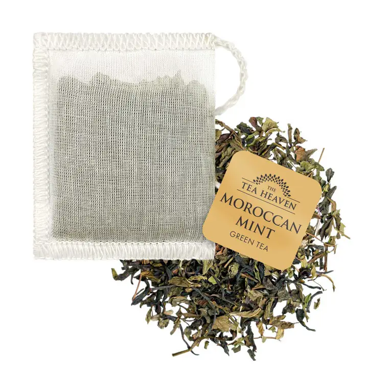 Moroccan Mint Mini Tea Bag Canister - Image 3