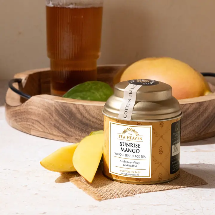 Sunrise Mango Mini Tea Bag Canister - Image 3