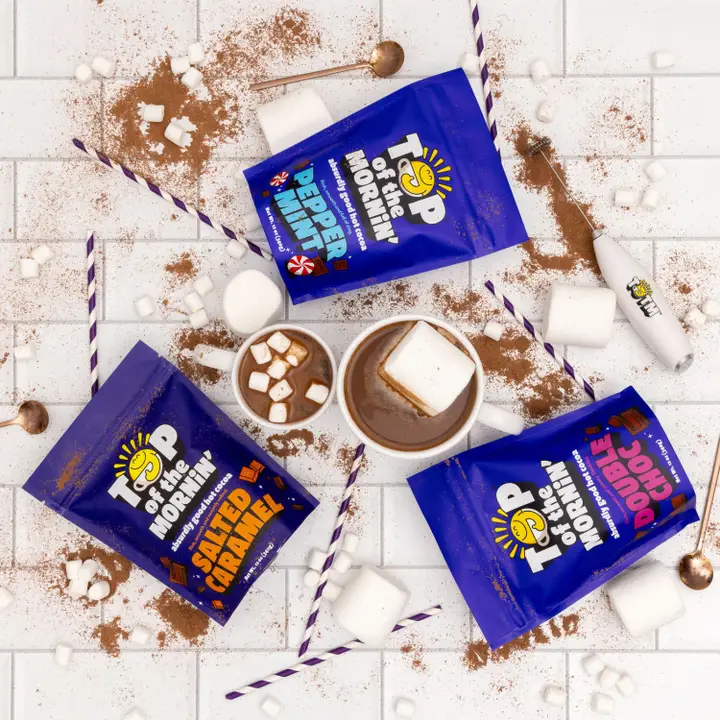 Hot Chocolate & Peppermint Cocoa Mix | Organic | 25 Servings - Image 2